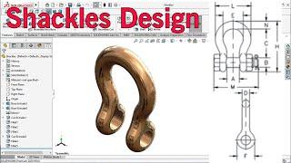 How to Shackles Design Solidwork || Shackles Design Solidwork || Shackles Design