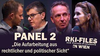 RKI-Files in Wien - Panel 2 mit Markus Haintz, Stefan Homburg, Madeleine Petrovic, Sabine Spögler