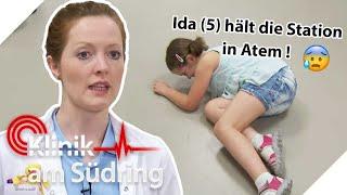 Ida (5) KOLLABIERT auf dem Gang ​ Notfall für Tabea Rohde | Klinik am Südring | SAT.1