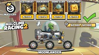 Hill Climb Racing 2 - NEW MASTERY MOONLANDER UNLOCKED  GamePlay