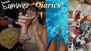 Summer Diaries 🫧 Pool Day, Bday Dinner, GRWM, 5 Below Run, Movies, Scrapbook Supplies & more….