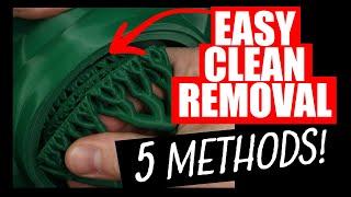 Easily Remove 3D Printed Supports | 5 Methods for Clean Results
