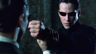 Neo vs Agents | The Matrix Reloaded [Open Matte]