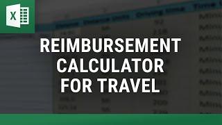 Reimbursement Calculator for Travel