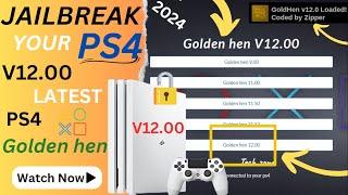 PS4 jailbreak v12.00 latest Goldenhen for all models