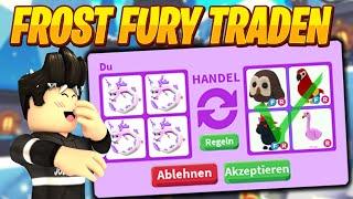 Was TRADEN Leute für einen Frost Fury in Adopt Me ? | Roblox/Deutsch