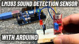 LM393 Sound Detection Sensor Module with Arduino UNO | Example Code | English Subtitle
