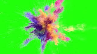 Green Screen FREE [Colour Ball Explosion]