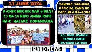 Garo News:13 June 2024/A•chik Mechik sak 4 ko drae tilekjok aiao dakple kalakenga simsakbo gimikan