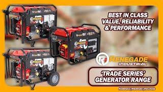 Renegade Industrial 'Trade Series' Generator Range