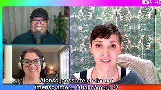 Hudson Leick sends a beautiful message to me(Alonso Labastos) during her interview for Talk Mix 2021