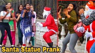 Santa Statue Prank On Girl's 2021 - Epic Reactions| Best Pranks 2021 By TCI