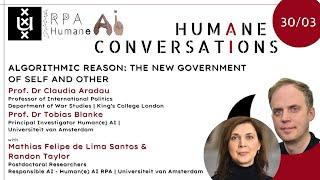 #17 Humane Conversation - Book talk: Algorithmic Reason - The New Government of Self and Other