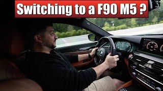 G80 M3 Owner drives a F90 M5 !!!!