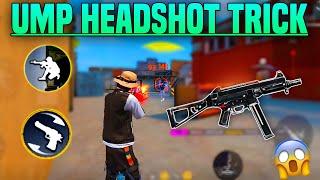 Ump Headshot trick in free fire || Ump Headshot Sensitivity | Free fire Headshot setting 2025