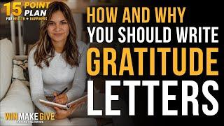 Learn How to Write a Gratitude Letter Sample