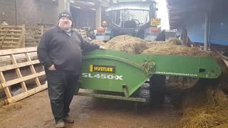 "This Hustler machine is one of the best cattle feeding equipment that I've owned for a long time"