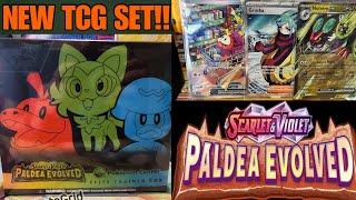 PALDEA EVOLVED POKEMON CENTER ELITE TRAINER BOX (First Pack Magic)!