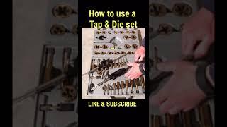 How to use a Tap & Die set to fix damaged threads on nuts/bolts. Full video on my YouTube channel