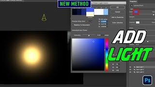 How to add light in photoshop 2024 | photoshop Lighting Effects