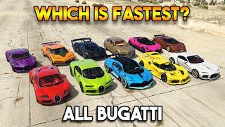 GTA 5 ONLINE : WHICH IS FASTEST BUGATTI?