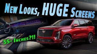 Cadillac’s 2025 Escalade Has A Massive 55-inch LCD In The Dash!?!?