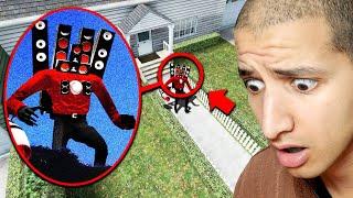 Drone Catches SPEAKER MAN Outside My House... (Scary)