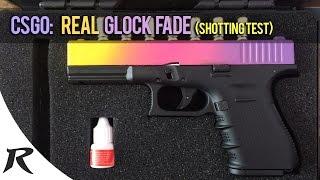 Real CSGO Glock Fade - SHOOTING TEST!!