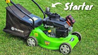 Adding electric starter to Lawn Mower running with 20V Parkside Battery