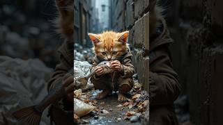 "The Reward of Hard Work: A Poor Kitten’s Journey to Success "