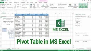 How to Create Pivot Table in Microsoft Excel | Pivot Table in Excel