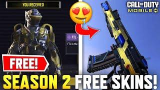 Season 2 All FREE Skins | Free Character Skins | Free Legendary M4 | Free CP in COD Mobile S2 2024!