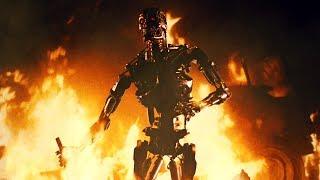 Sarah Connor and Kyle Reese vs T-800 Endoskeleton | The Terminator [Open Matte, Remastered]