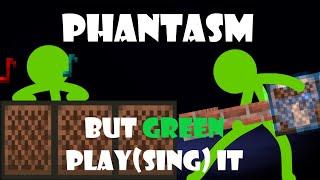 Noteblock or NoteGuitar , Phantasm But Green Play(Sing) It | FNF COVER