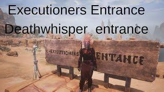 Conan Exiles Deathwhisper camp executioners cave