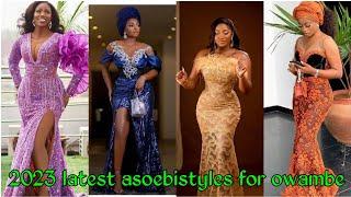 Asoebistyles for owanbe 2023//new lace styles for wedding guests#weddingdress #lace #styleinspo