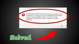 How To Fix Bad Image Error Windows 7/8/10/11 - Bad Image Error Fixed On Windows 10 Problem