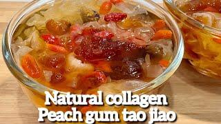 Natural Collagen Peach Gum Tao Jiao Sweet Dessert 雪耳桃胶糖水