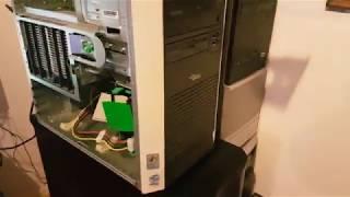 First free PC of 2019 Given Fujitsu Siemens Scenic P300 PC computer desktop just needed a HDD to go