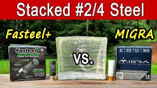 Kent Fasteel+ vs. MIGRA Stacked Steel | Ballistics Gel & Pattern Test