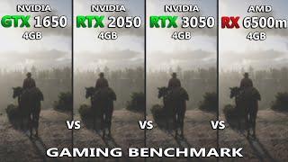 Laptop GTX 1650 vs RTX 2050 vs 3050 vs RX 6500m Gaming Benchmark Test in 2023 - which one Good?