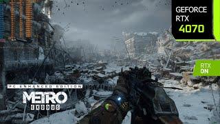 Metro Exodus Enhanced Edition | RTX 4070 4K, 1440p, 1080p DLSS 3.1 Quality | Ray Tracing | i7 10700F