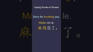 Learn Basic Chinese Daily Phrases for Beginners Saying Thanks in Chinese Learn Chinese in 1 Minute