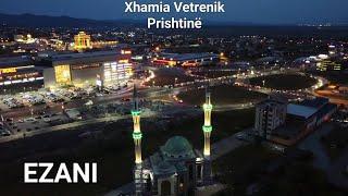 Ezani - Xhamia Vetrenik Prishtinë  Adhan Azan - Raining  Dji Drone Cinematic 4K - Kosova