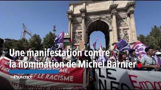 Des milliers de Marseillais manifestent pour dénoncer "le coup de force de Macron"