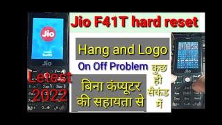 Jio f41t Hard reset/ Jio f41t restart problem; 2022 #shorts