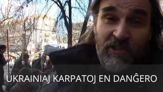 UKRAINIAJ KARPATOJ EN DANĜERO en esperanto