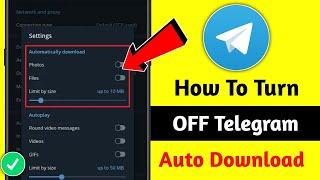 how to stop telegram auto download problem 2025 || telegram auto download off kaise kare