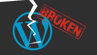 How to fix broken Wordpress Theme