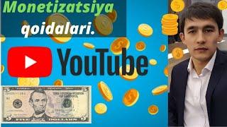 YouTubeda Bloggerlik.  Monetizatsiya qoidalari.  11 - dars.